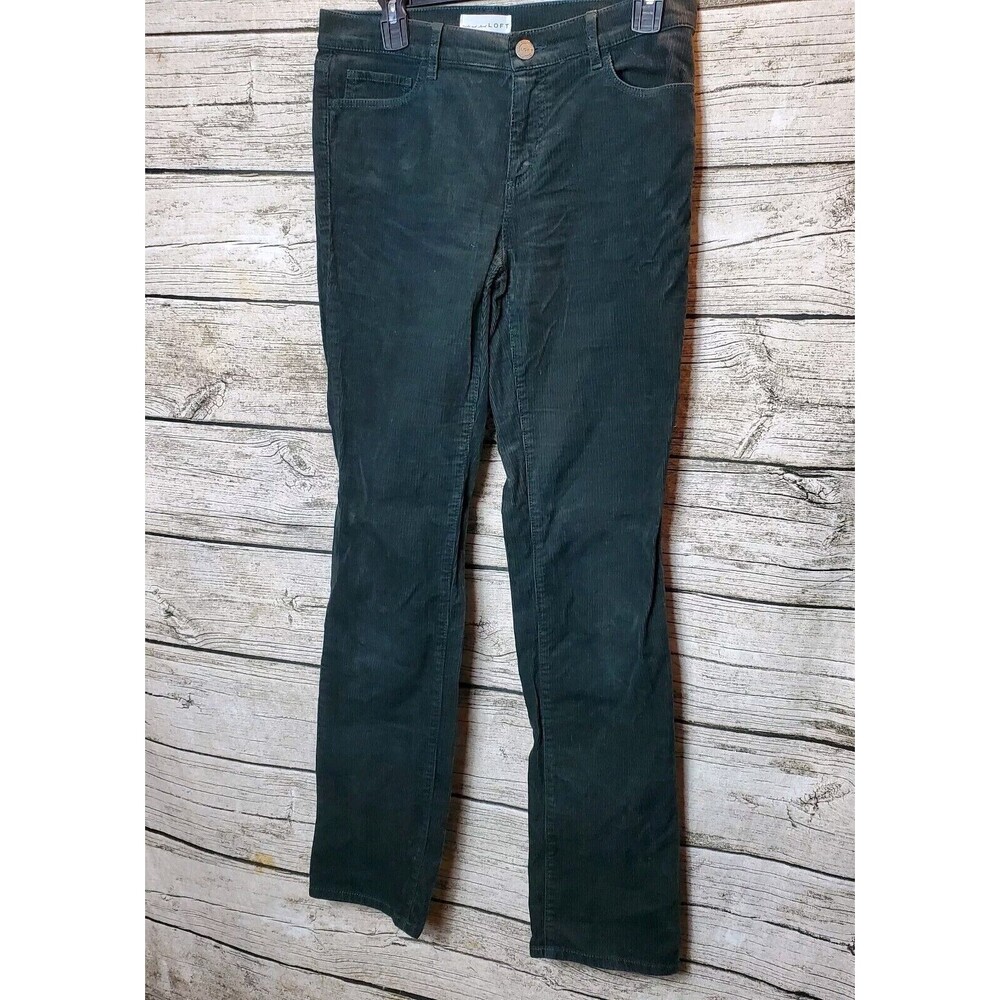 Made And Land Loft  Modern Skinny Cotton Stretch Rib Texture Pants 27/4